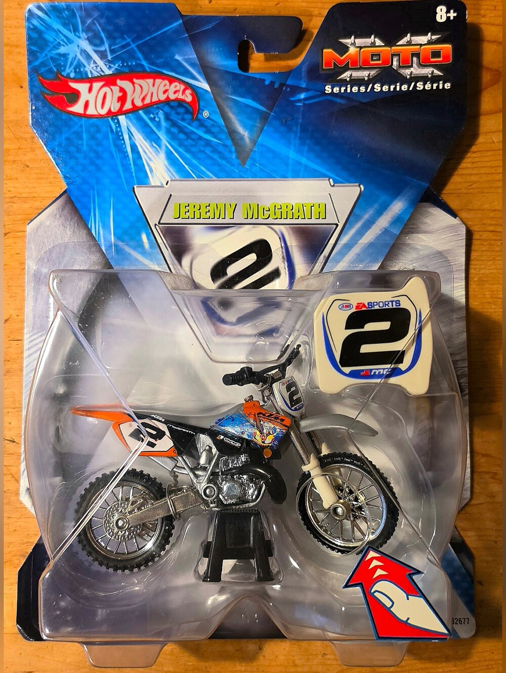 NEW & SEALED Vintage 2002 Hot Wheels Moto X KTM 250 #2 Jeremy McGrath Motocross